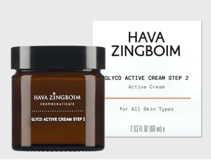 קרם GLYCO ACTIVE STEP 2 של חוה זינגבוים – קרם פעיל לכל סוגי העור.