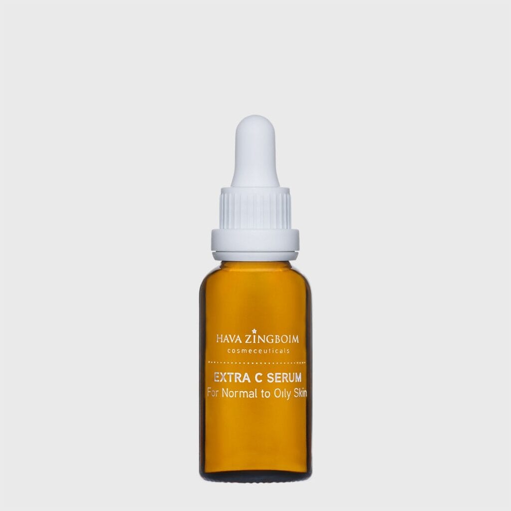 בקבוק EXTRA C SERUM מבית חוה זינגבוים – סרום ויטמין C לעור רגיל עד שמן