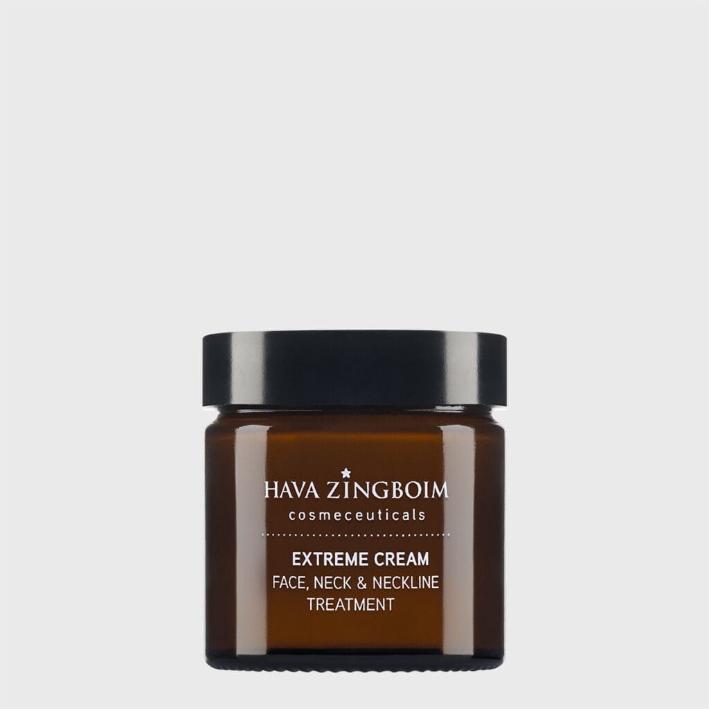 צנצנת EXTREME CREAM מבית חוה זינגבוים – קרם לפנים, צוואר ומחשוף