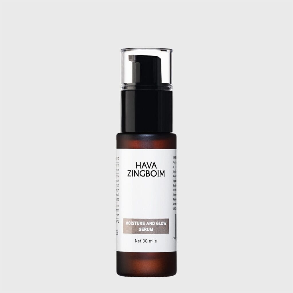 סרום MOISTURE AND GLOW מבית חוה זינגבוים – סרום לחות וזוהר לפנים